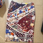 Maeve  Multicolor Asian print Patchwork Pencil Skirt Photo 2