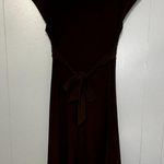 Vintage Y2K B.Moss Chocolate Brown Lace Trim Ruched 90s A Photo 4