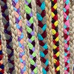 Antik Kraft Beautiful!!!  Colorful Woven Tote!! ♥️💛💜 Photo 2