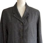 Isaac Mizrahi for Target Charcoal Gray Button Front Pocket Blazer Jacket Size 16 Photo 2
