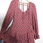 Forever 21 4/$25 NWT  Cottagecore Cowgirl Floral Ruffle Dress Sz S Photo 3