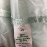 Aerie Light Blue Sleeveless Maxi Dress Adjustable Straps & Tiered Skirt Large Photo 11