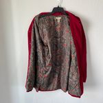 Talbots Vintage Red Shacket Size Medium Photo 6