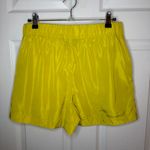 Anthropologie  Sunday in Brooklyn Vibrant Chartreuse Pocket Athletic Wind Short M Photo 8