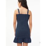 Aeropostale Denim Dress Size S Smocked Bodycon Lace Photo 1