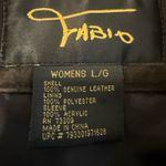 FABIO Brown Genuine Leather Jacket Size L Photo 5