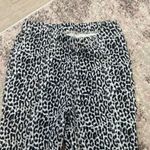 Roaman's Women's Cheetah Animal Print Leggings Stretchy Plus Size 14/16 M Black Photo 3