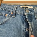 Levi's Levi’s Ribcage Straight Jeans Button Fly Womens 27 Distressed Photo 3