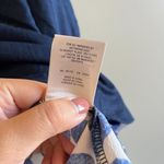 Anthropologie  Deletta Weekdays Polka‎ Dot Layered Tank Top Womens Size S Blue Photo 5