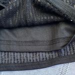 Kate Kasin NWOT Sequin Bodycon Skirt High Waist Knot Front Black Photo 7