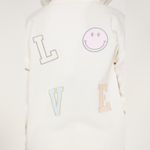 No Comment 🙂💗Smile Face Love Patchwork Zip Up Hoodie 🙂💗 Photo 3