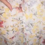 HOPE AND IVY MULTI STRAP COLD SHOULDER RUFFLE HIGH LOW MIDI FLORAL DRESS Red Size 12 Photo 5