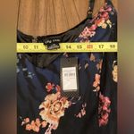 City Chic  Desert Floral  wide leg pleated sleeveless flowy jumpsuit  NWT L 20 Photo 5