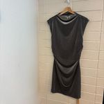 Reformation NWT  Alden dress in grey velvet Photo 3