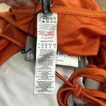 Pretty Little Thing 4/$25 NWT  Orange Scoop Neck Halter Style Ruched Swimsuit Sz 10 Photo 4