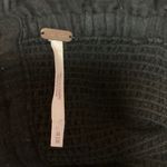 Free People Black White Ruffle Tie Sleeve Button Peplum Blouse Tank Top Size M Photo 3