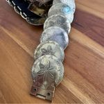 Korea brass metal disc concho elastic belt Gold Photo 1