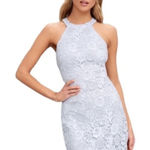 Lulus Light Blue Dress Photo 0