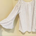Jules & Leopold NWT  Polka Dot Cold Shoulder Top S Photo 8