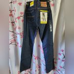 EXPRESS NWT Women's  Precision Fit Low Rise Boot Cut Rinsed Jeans Size 3/4 Long Photo 2