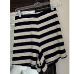 Warm Fun Stripe Hoodie Short Set Cozy Lounge Leisure Photo 2