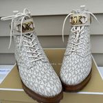 Michael Kors Vanilla Kincaid Lace Up Boots Photo 3