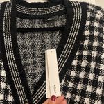 AQUA BLACK AND WHITE SWEATER Photo 5