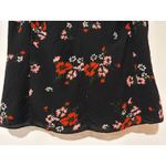 Rebecca Taylor Marguerite Black Floral Silk Top Size US XS 2 (EU 6) EUC Ruffles Photo 5