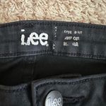 Lee  Women's Size 12 Black Regular Fit Bootcut Mid Rise Dark Stretch Denim Jeans Photo 2