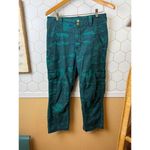 Anthropologie  Teal Camouflage Austin Straight Cargo Pants - Size - 29 Photo 5