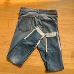 Pilcro and the Letterpress Size 28 Jeans Skinny Script Fit Step Hem Frayed Blue Photo 5