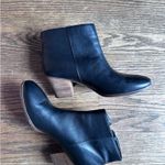 Crown Vintage Women's Ankle Boot SZ 10 Black Leather Sandy Booties Photo 4