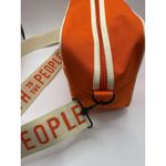 YOUTH TO THE PEOPLE‎ Crossbody Bag in Orange With Logo, Trim & Strap NEW Photo 1