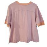 Amazon  purple cotton oversized raw seam tshirt size small Photo 0