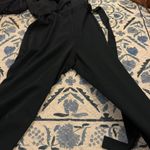 Waverly Grey Black Full Length Belted Jumpsuit Small Black Photo 12