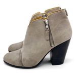 Rag and Bone Margot Cap Toe Suede Bootie Taupe Block Heel Boots Women’s Size 38.5 Photo 3