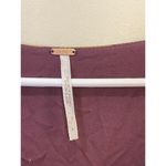 Free People Satin Morning Light Mini Dress Size 4 Boho Peasant Floral Smocked Photo 7