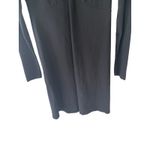 Athleta  Size Small Black Long Sleeve Black Midi Dress Photo 2