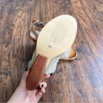 Miz Mooz  • Kona wedge sandals Pebble taupe leather open toe slingback perforated Photo 11