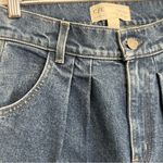 Current/Elliott C/E Current Elliott Womens Jeans Denim Blue 90’s Mom Style Pleated Front Size 26 Photo 6