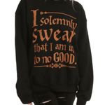 Harry Potter HP Black pullover crewneck sweatshirt Photo 0