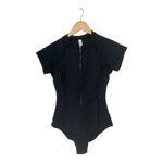 Sea Level Women's Eco Essentials Short Sleeve One Piece Swimsuit Black Size 10 Photo 1