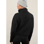 Athleta  Altitude Half Zip Sweatshirt Womens 2X Black Fleece Lined Photo 1