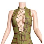 With Jean WITH JÉAN Amethyst Mini Dress, Web Print, Small Photo 6