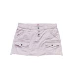 Joie  Pink Denim Mini Skirt 10 Distressed Cargo Feminine Lux Coquette Soft Grunge Photo 1
