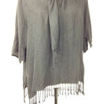 Mieko Mintz new york women's‎ black scarf fringe sweater one size Size undefined Photo 0