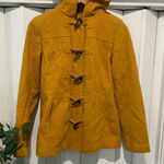 Merona Women's Golden Yellow Toggle Pea Coat Photo 0