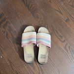 Mootsies Tootsies Colorful Striped Slide Sandals Photo 1