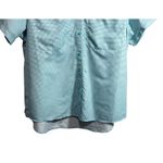 Habit  Womens Check Fishing Top 2XL Turquoise Outdoor Hiking Lightweight ‎ Vented Photo 3