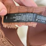 Natori Feathers Plunge T-Shirt Bra in Cinammon Brown Contour Lace Size 34DD Photo 7